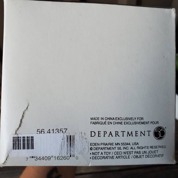 Dept 56 Santa handblown Oil Lamp Mercury Glass Holiday shimmery - Picture 14 of 14